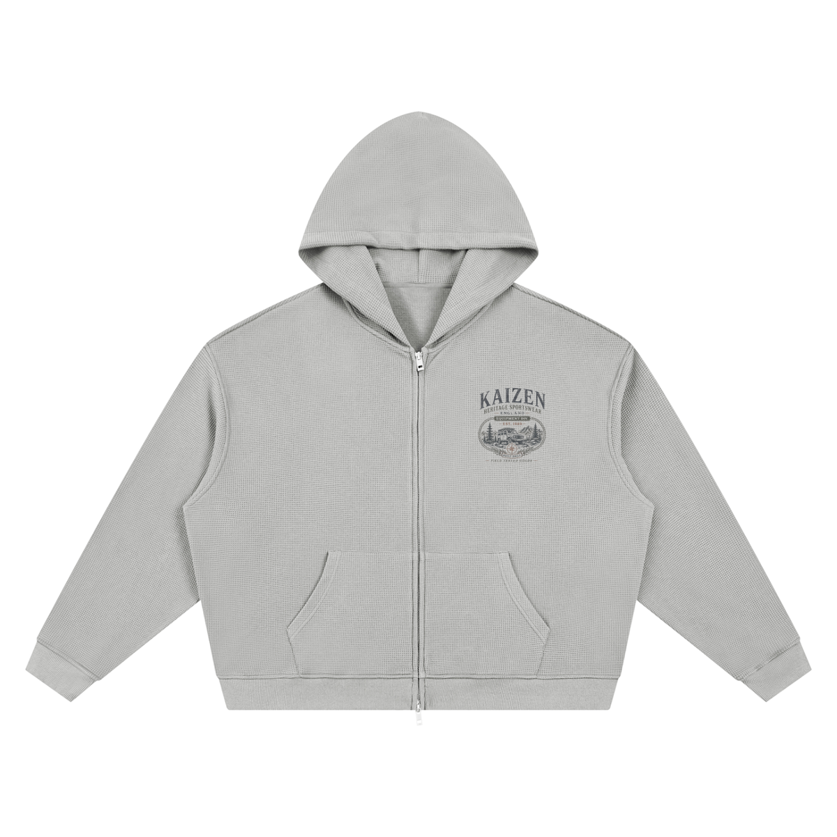 Waffle British Heritage Zip-Up