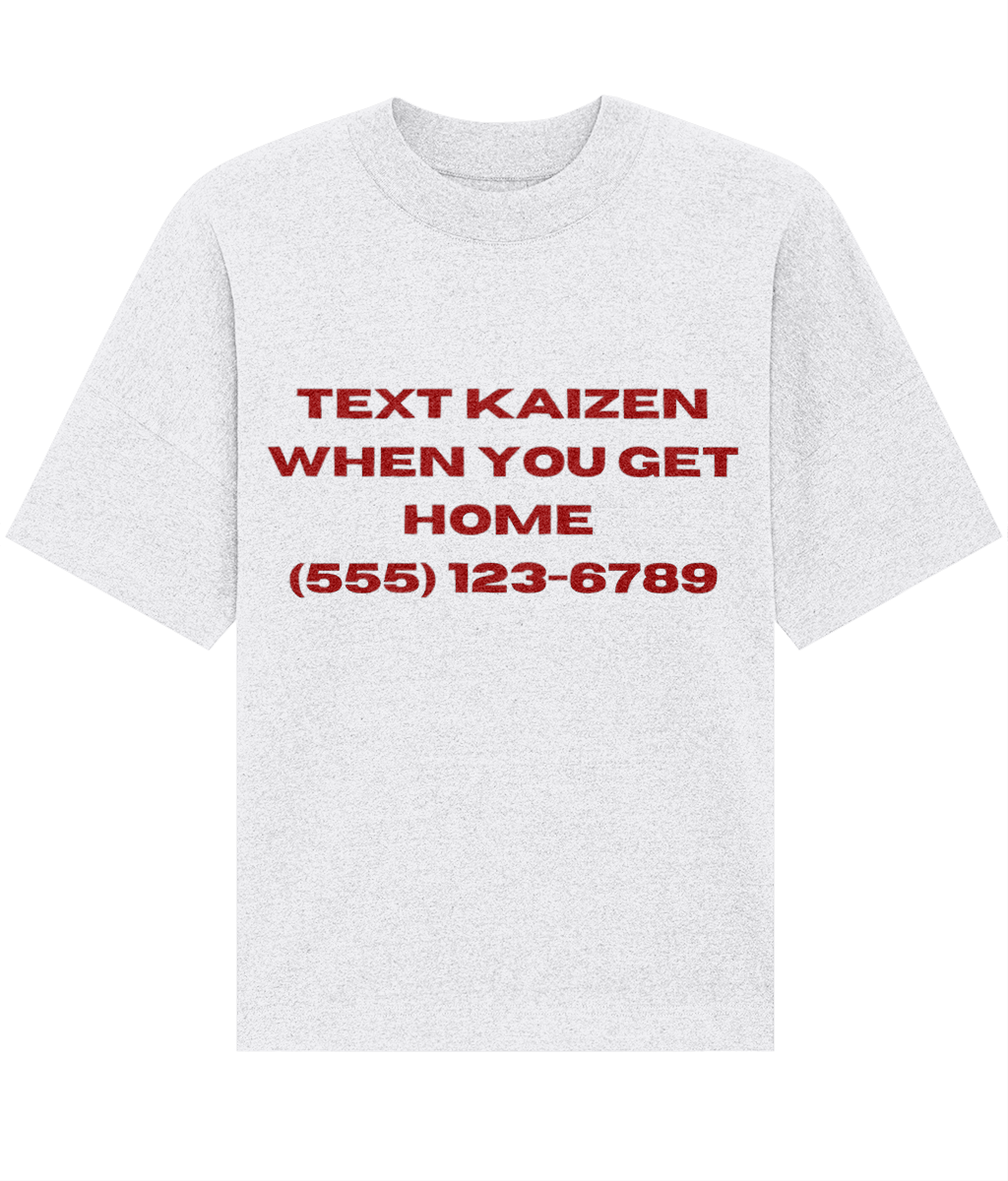 TEXT KAIZEN T-SHIRT