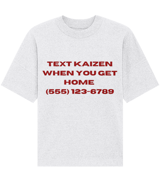 TEXT KAIZEN T-SHIRT