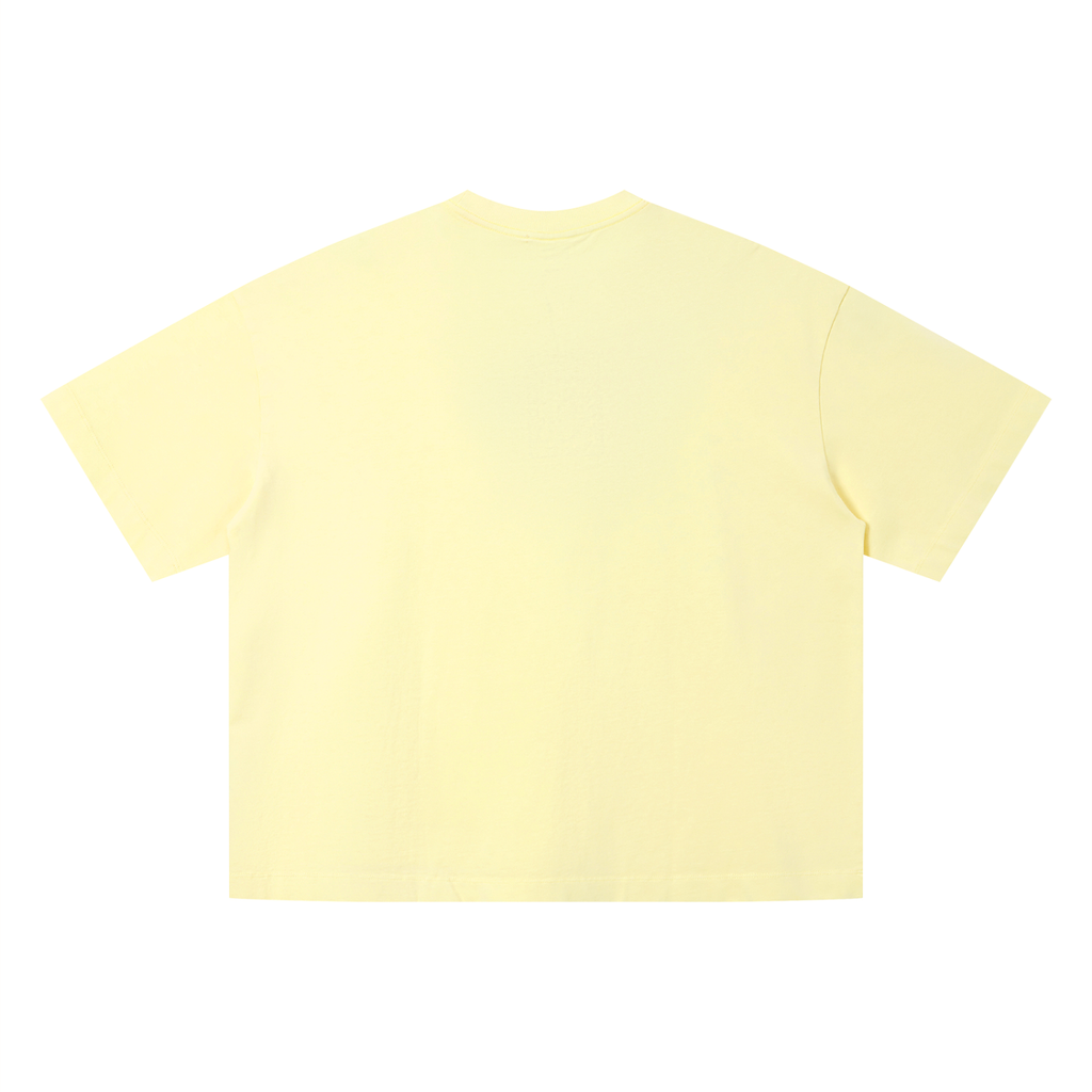 F1 vintage wash yellow t-shirt
