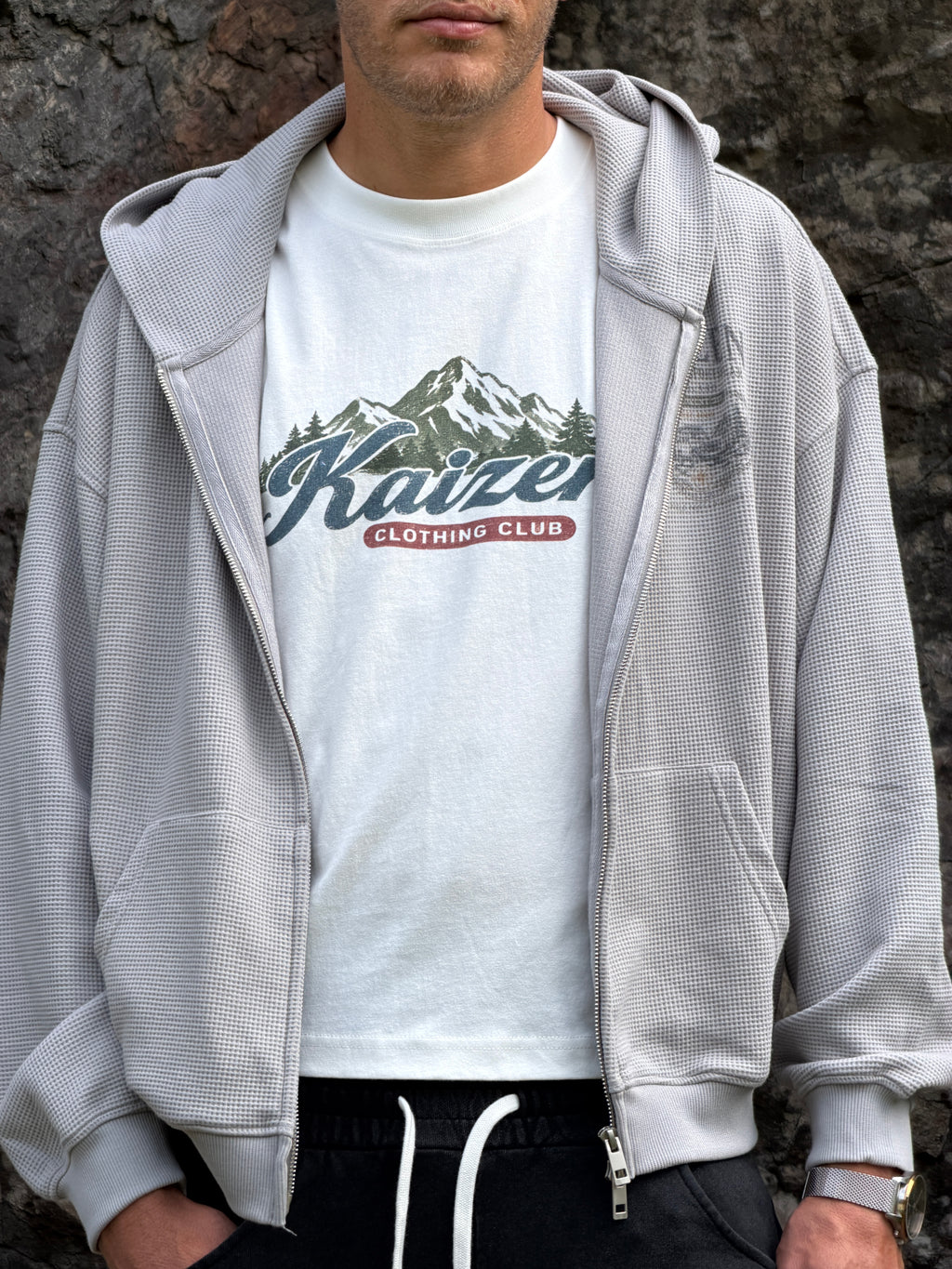 Waffle British Heritage Zip-Up