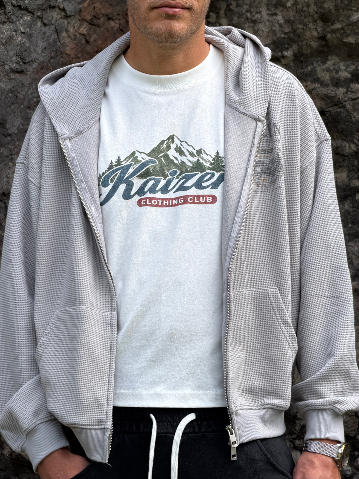 Waffle British Heritage Zip-Up