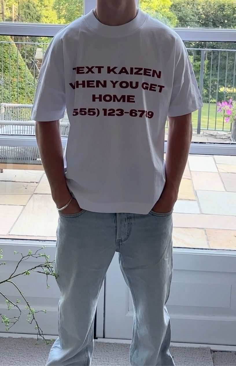 TEXT KAIZEN T-SHIRT