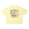 F1 vintage wash yellow t-shirt